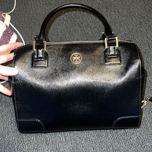 Tory Burch Large Handle Bag with attachable crossbody strap